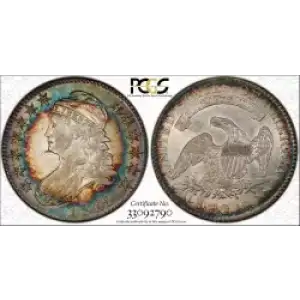 Half Dollars---Capped Bust, Reeded Edge 1836-1839 -Silver- 0.5 Dollar (3)