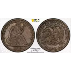 Half Dollars---Liberty Seated 1839-1891 -Silver- 0.5 Dollar (3)