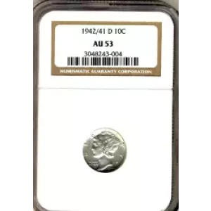 Dimes---Winged Liberty Head or Mercury 1916-1945 -Silver- 1 Dime (3)