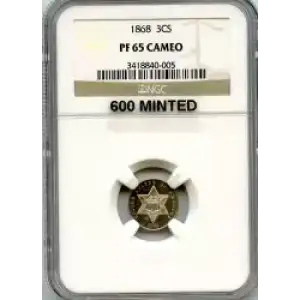 Silver Three Cent Pieces Trimes-1851-1873 (3)