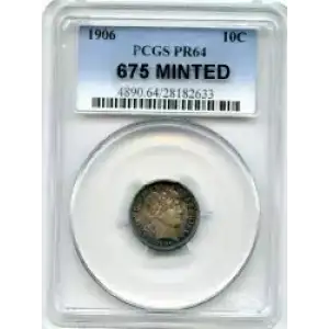 Dimes---Barber or Liberty Head 1892-1916 -Silver- 1 Dime (3)