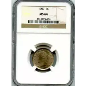 Nickel Five Cent Pieces-Liberty Head 1883-1913 (3)