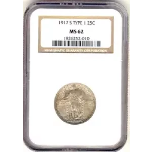 Quarter Dollars---Standing Liberty (3)
