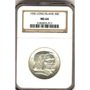 Classic Commemorative Silver--- Long Island Tercentenary 1936 -Silver- 0.5 Dollar (3)