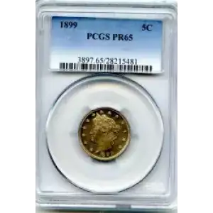 Nickel Five Cent Pieces-Liberty Head 1883-1913 (3)