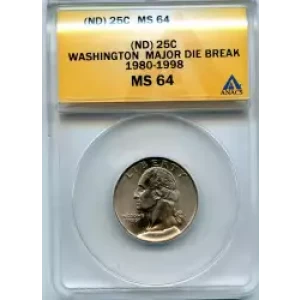 Quarter Dollars-Washington --Clad Coinage 1965-Present -Copper-Nickel- 0.25 Dollar (3)