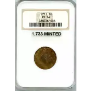 Nickel Five Cent Pieces-Liberty Head 1883-1913 (3)