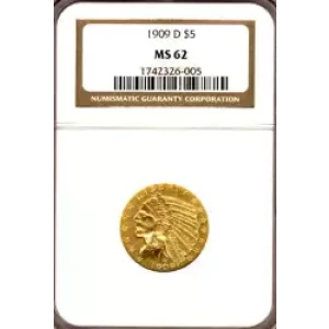 Half Eagles---Indian Head 1908-1929 -Gold- 5 Dollar (3)