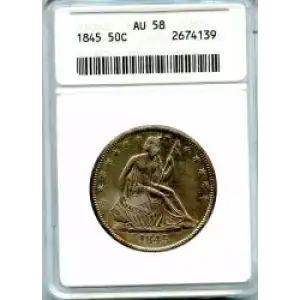 Half Dollars---Liberty Seated 1839-1891 -Silver- 0.5 Dollar (3)