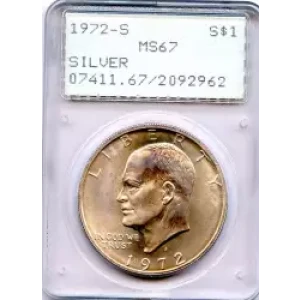 Dollars---Eisenhower 1971-1978 Copper-Nickel- 1 Dollar (3)