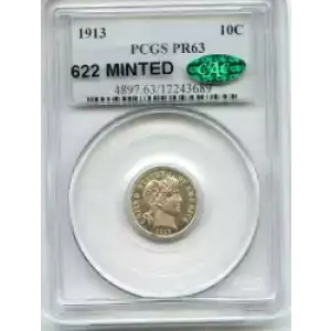 Dimes---Barber or Liberty Head 1892-1916 -Silver- 1 Dime (3)