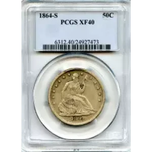 Half Dollars---Liberty Seated 1839-1891 -Silver- 0.5 Dollar (3)