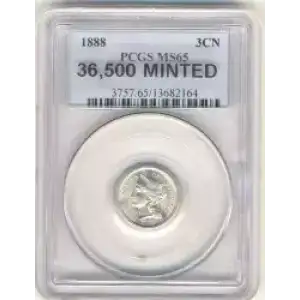 Nickel Three Cent Pieces 1865-1889 (3)