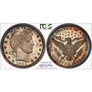 Quarter Dollars---Barber or Liberty Head (3)