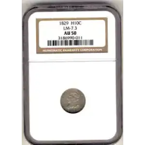 Half Dimes---Capped Bust 1829-1837 -Silver- 0.5 Dime (3)