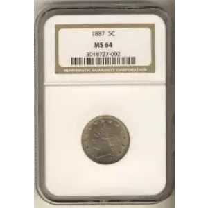 Nickel Five Cent Pieces-Liberty Head 1883-1913 (3)