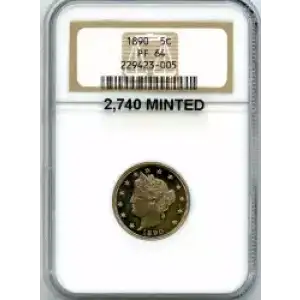 Nickel Five Cent Pieces-Liberty Head 1883-1913 (3)