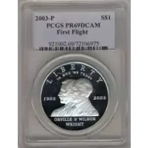 Modern Commemoratives --- First Flight Centennial 2003 -Silver- 1 Dollar (3)