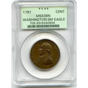 Post Colonial Issues -Washington Portrait Pieces-Copper Cent (3)