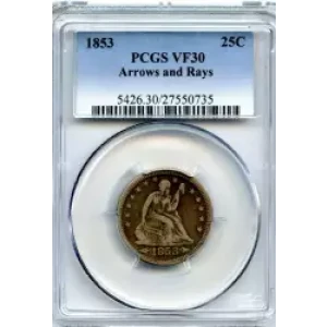 Liberty Seated Quarter Dollar (3)