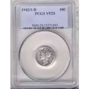 Dimes---Winged Liberty Head or Mercury 1916-1945 -Silver- 1 Dime (3)