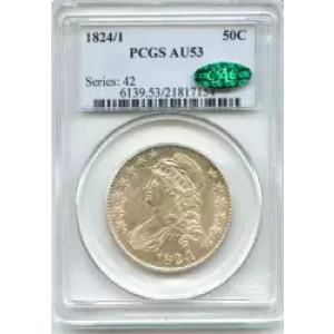 Half Dollars---Capped Bust, Reeded Edge 1836-1839 -Silver- 0.5 Dollar (3)