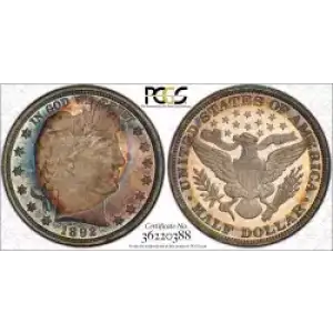 Half Dollars---Barber 1892-1915 -Silver- 0.5 Dollar (3)