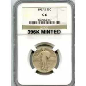 Quarter Dollars---Standing Liberty (3)