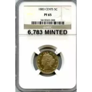 Nickel Five Cent Pieces-Liberty Head 1883-1913 (3)