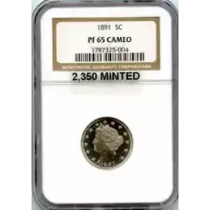 Nickel Five Cent Pieces-Liberty Head 1883-1913 (3)