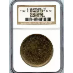 Dollars---Eisenhower 1971-1978 Copper-Nickel- 1 Dollar (3)