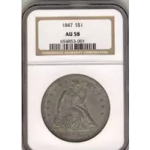 Dollars---Liberty Seated 1840-1873 -Silver- 1 Dollar (3)