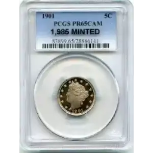 Nickel Five Cent Pieces-Liberty Head 1883-1913 (3)