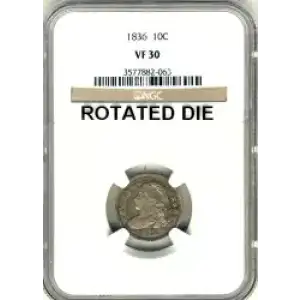 Dimes---Capped Bust 1809-1837 -Silver- 1 Dime (3)