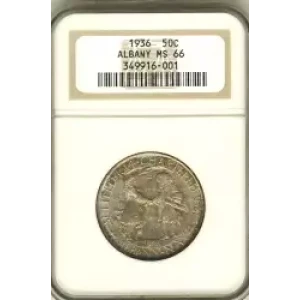 Classic Commemorative Silver--- Albany, New York, Charter 1936 -Silver- 0.5 Dollar (3)