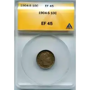 Dimes---Barber or Liberty Head 1892-1916 -Silver- 1 Dime (3)