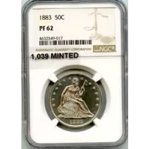 Half Dollars---Liberty Seated 1839-1891 -Silver- 0.5 Dollar (3)