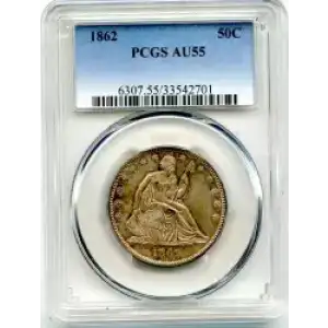 Half Dollars---Liberty Seated 1839-1891 -Silver- 0.5 Dollar (3)