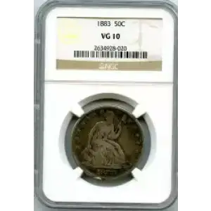 Half Dollars---Liberty Seated 1839-1891 -Silver- 0.5 Dollar (3)