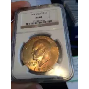 Dollars---Eisenhower 1971-1978 Copper-Nickel- 1 Dollar (3)