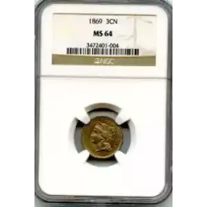 Nickel Three Cent Pieces 1865-1889 (3)