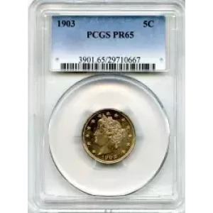 Nickel Five Cent Pieces-Liberty Head 1883-1913 (3)