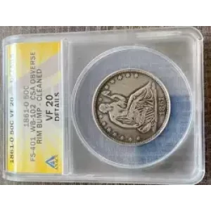 Half Dollars---Liberty Seated 1839-1891 -Silver- 0.5 Dollar (3)