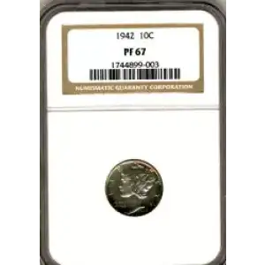 Dimes---Winged Liberty Head or Mercury 1916-1945 -Silver- 1 Dime (3)