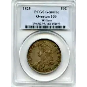 Half Dollars---Capped Bust, Reeded Edge 1836-1839 -Silver- 0.5 Dollar (3)