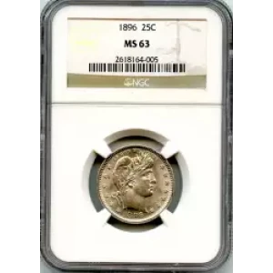 Quarter Dollars---Barber or Liberty Head (3)