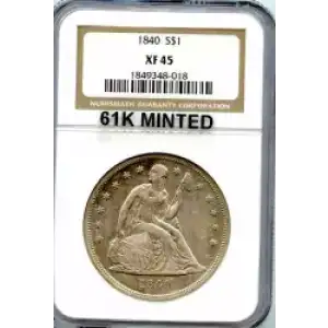 Dollars---Liberty Seated 1840-1873 -Silver- 1 Dollar (3)