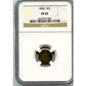 Silver Three Cent Pieces Trimes-1851-1873 (3)