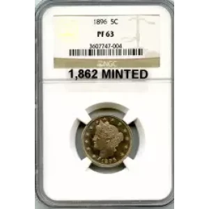 Nickel Five Cent Pieces-Liberty Head 1883-1913 (3)