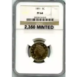 Nickel Five Cent Pieces-Liberty Head 1883-1913 (3)